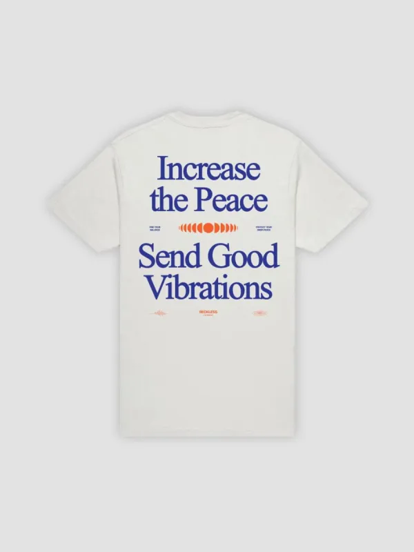 Increase The Peace Tee - Natural sold by Young & Reckless