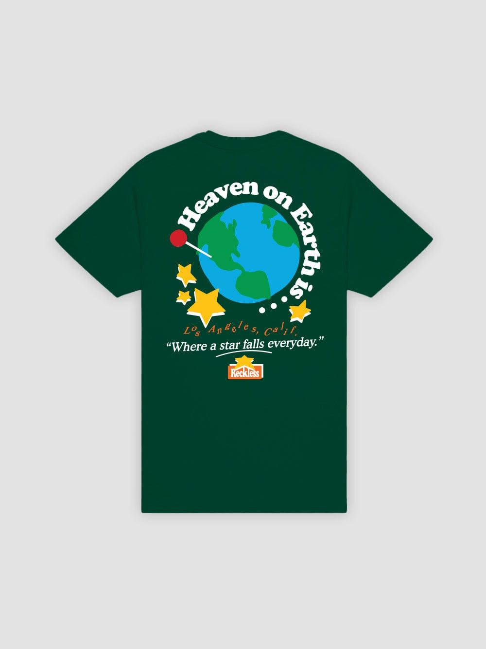 Heaven on Earth Tee - Forest Green sold by Young & Reckless