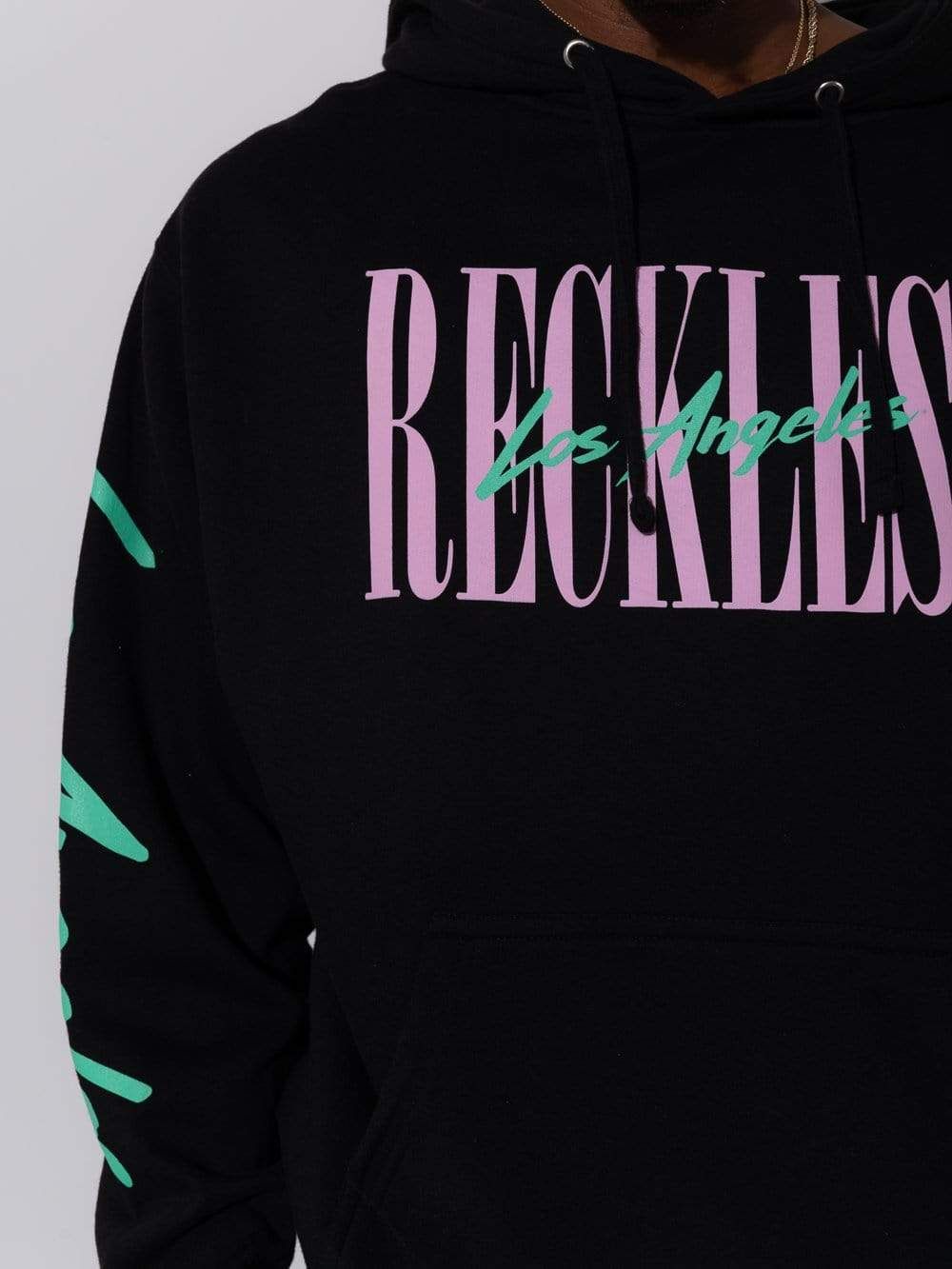 LA Vintage Hoodie - Black sold by Young & Reckless product image thumbnail 3