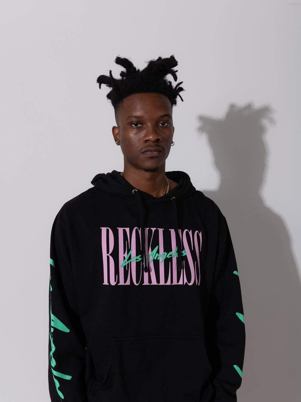 LA Vintage Hoodie - Black sold by Young & Reckless product image thumbnail 2