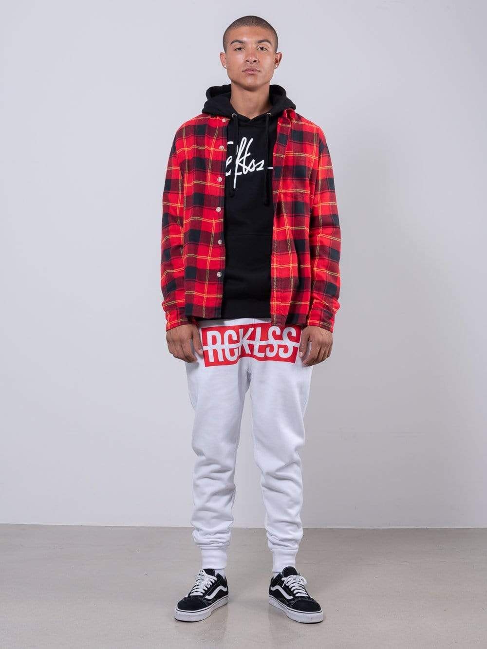 Strike Box Sweatpants - White sold by Young & Reckless product image thumbnail 2