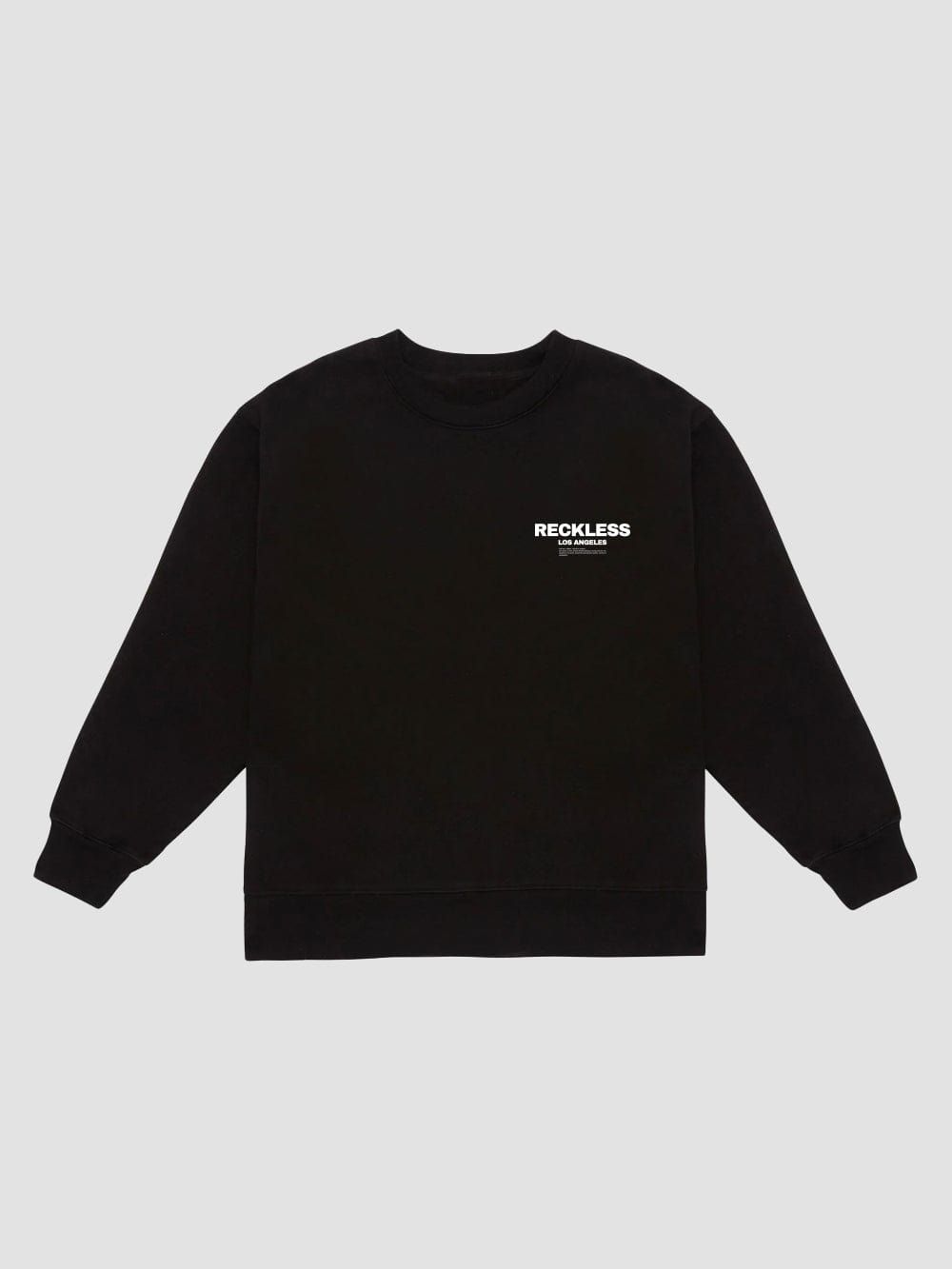 Standard Issue Crewneck - Black sold by Young & Reckless product image thumbnail 2