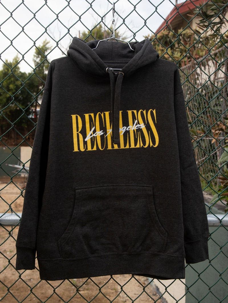 LA Vintage Hoodie - Charcoal sold by Young & Reckless