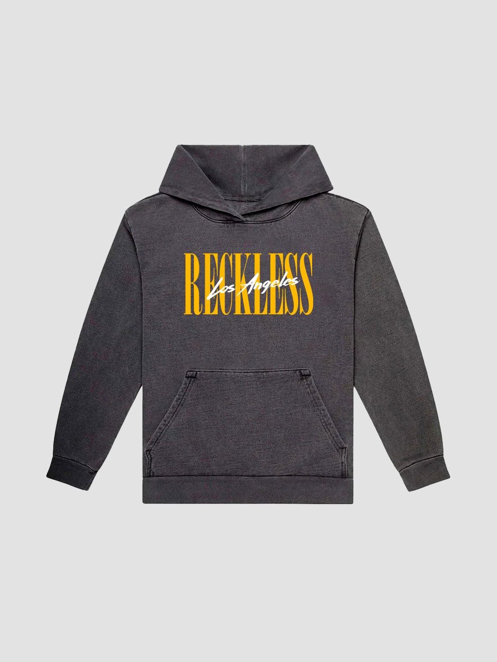 LA Vintage Hoodie - Charcoal sold by Young & Reckless product image thumbnail 2
