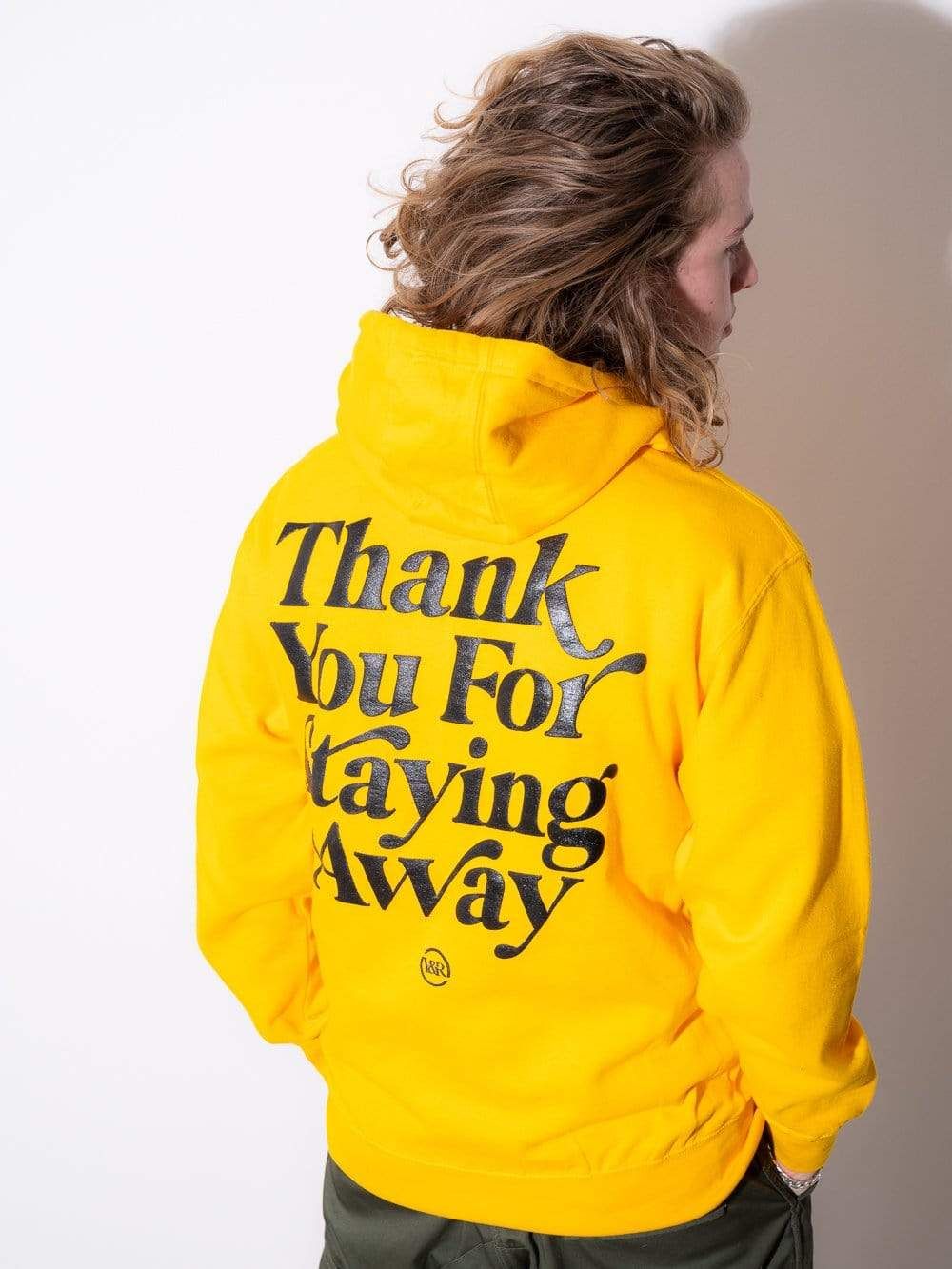 Keep Your Distance Hoodie - Gold sold by Young & Reckless