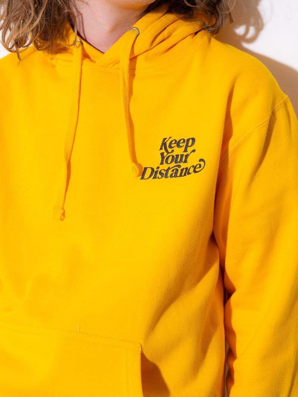 Keep Your Distance Hoodie - Gold sold by Young & Reckless product image thumbnail 3