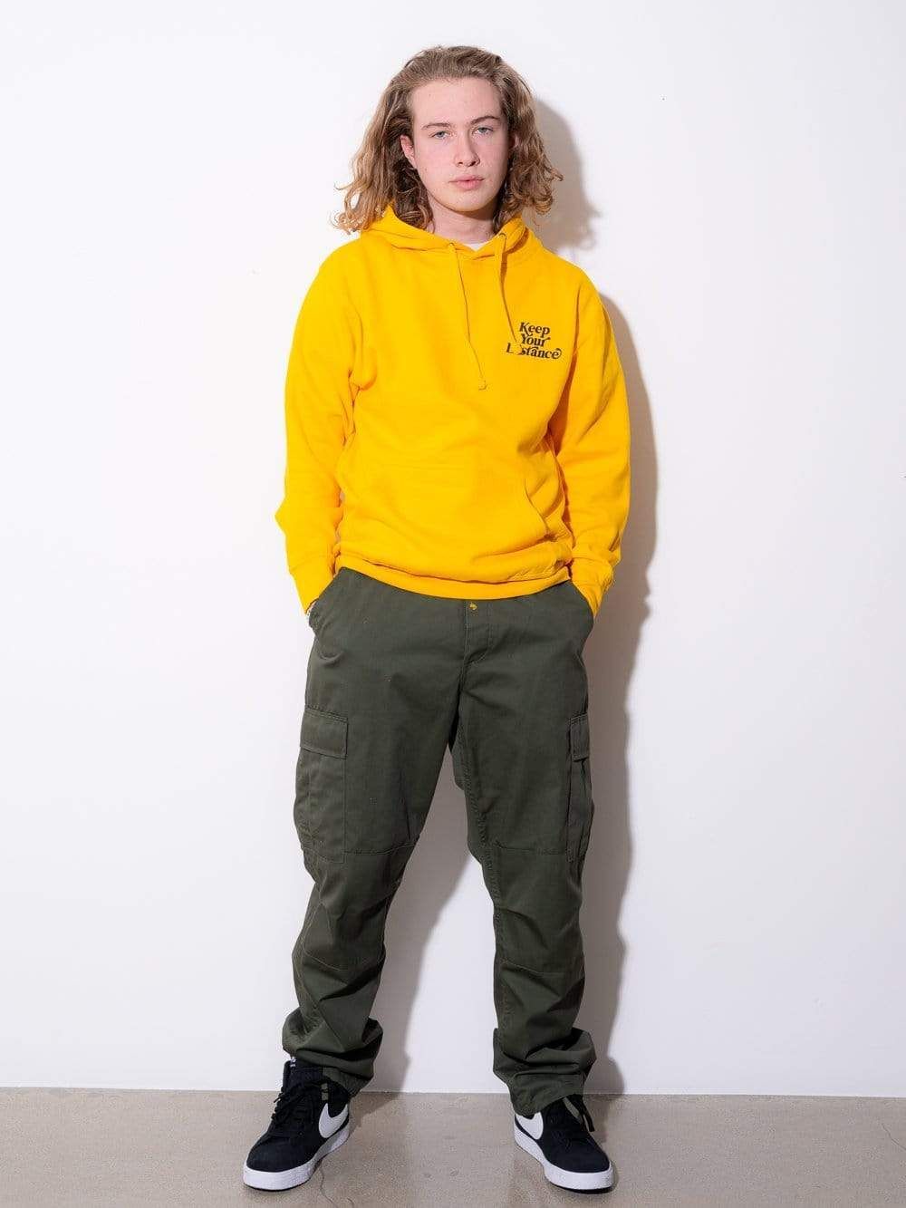 Keep Your Distance Hoodie - Gold sold by Young & Reckless product image thumbnail 4