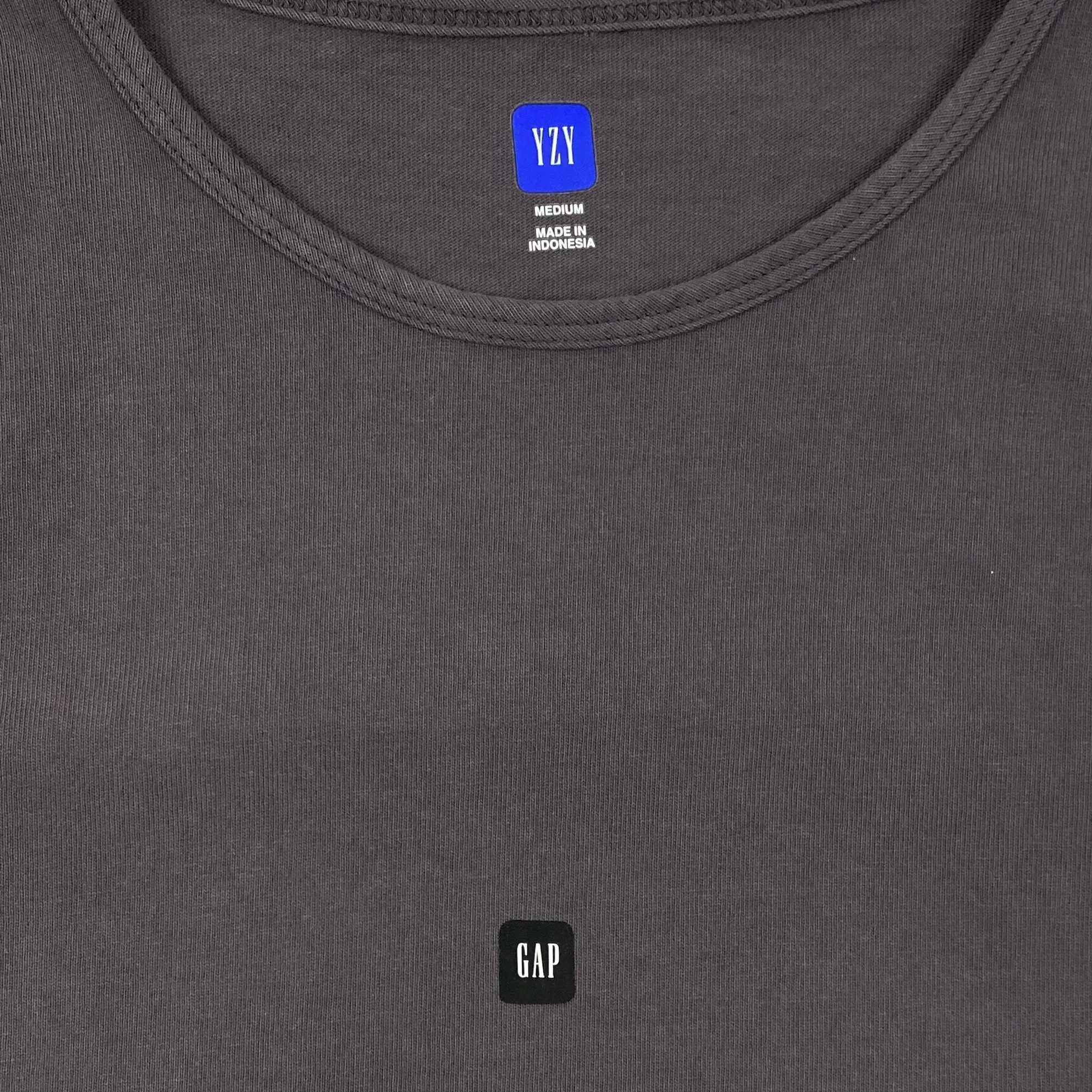 Yeezy Gap Engineered by Balenciaga Loose Tank Top - Dark Grey sold by Young & Reckless product image thumbnail 4