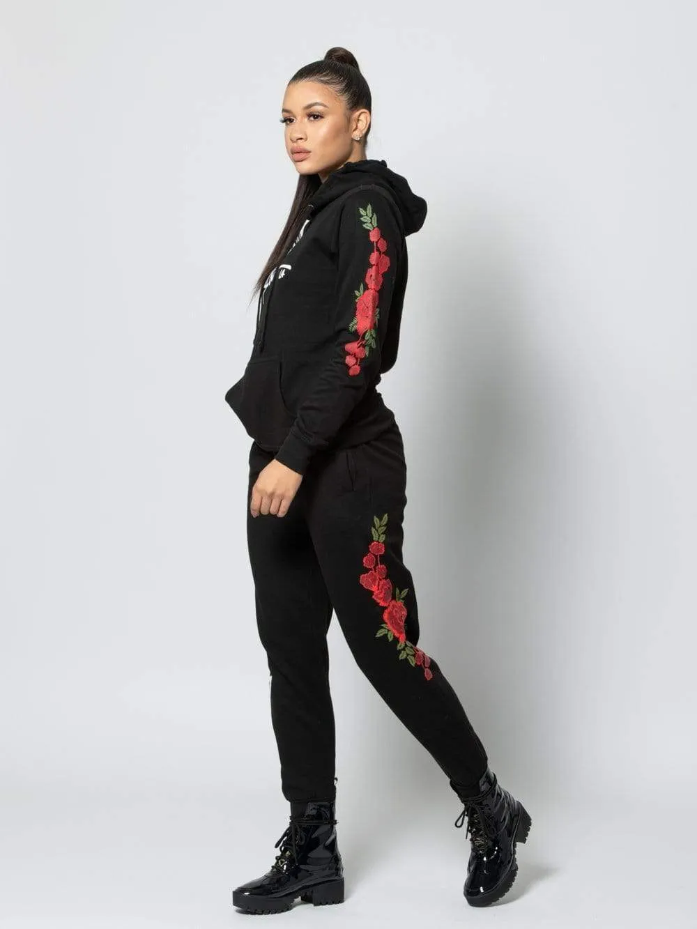 Tribute Jr. Hoodie - Black/Red sold by Young & Reckless product image thumbnail 5