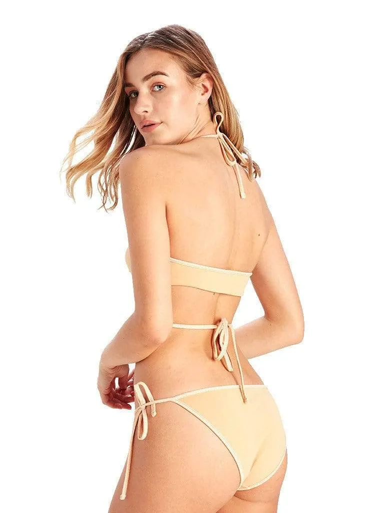 Chloe Tie Side Skimpy Bikini Bottom - Nude sold by Young & Reckless