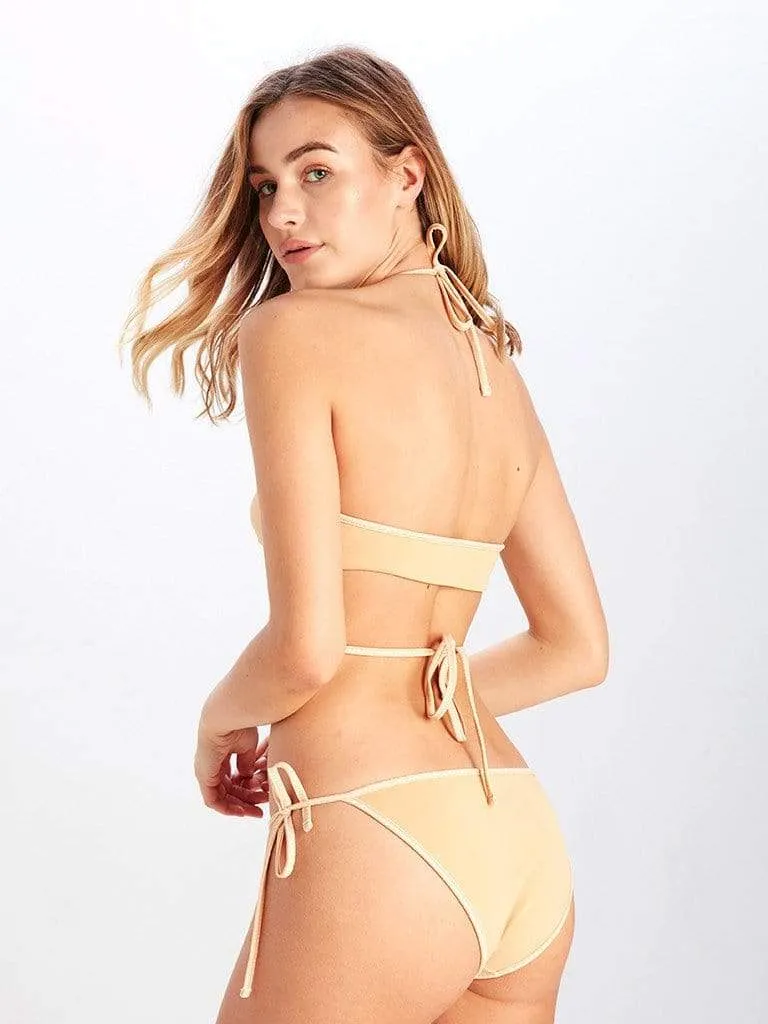 Chloe Tie Side Skimpy Bikini Bottom - Nude sold by Young & Reckless product image thumbnail 3