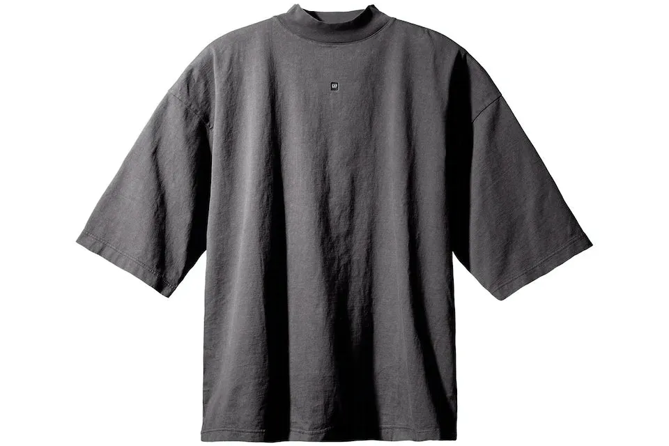 Yeezy Gap Engineered by Balenciaga Logo 3/4 Sleeve Tee - Dark Grey sold by Young & Reckless product image thumbnail 2