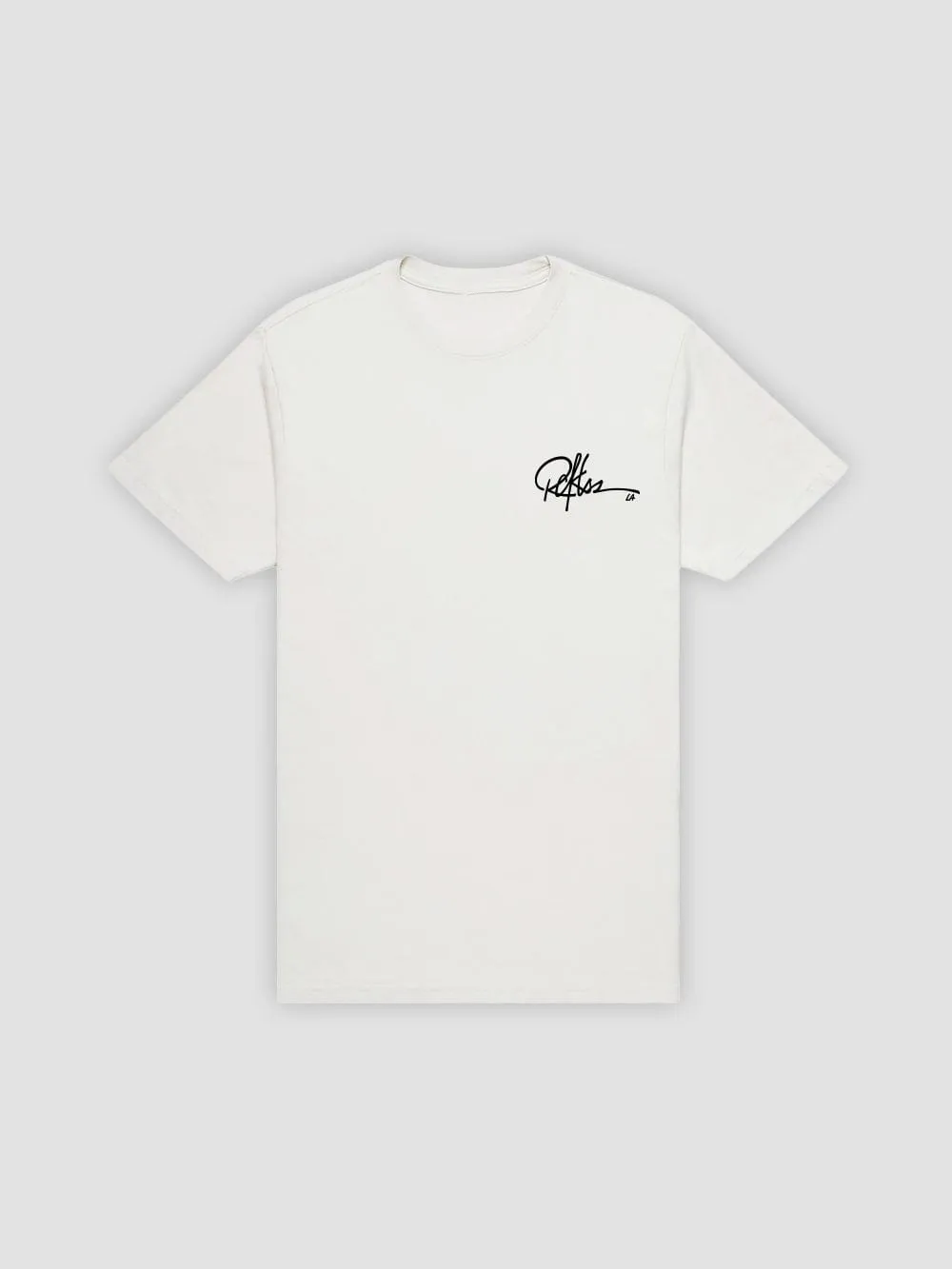 Full Sig Tee - White sold by Young & Reckless