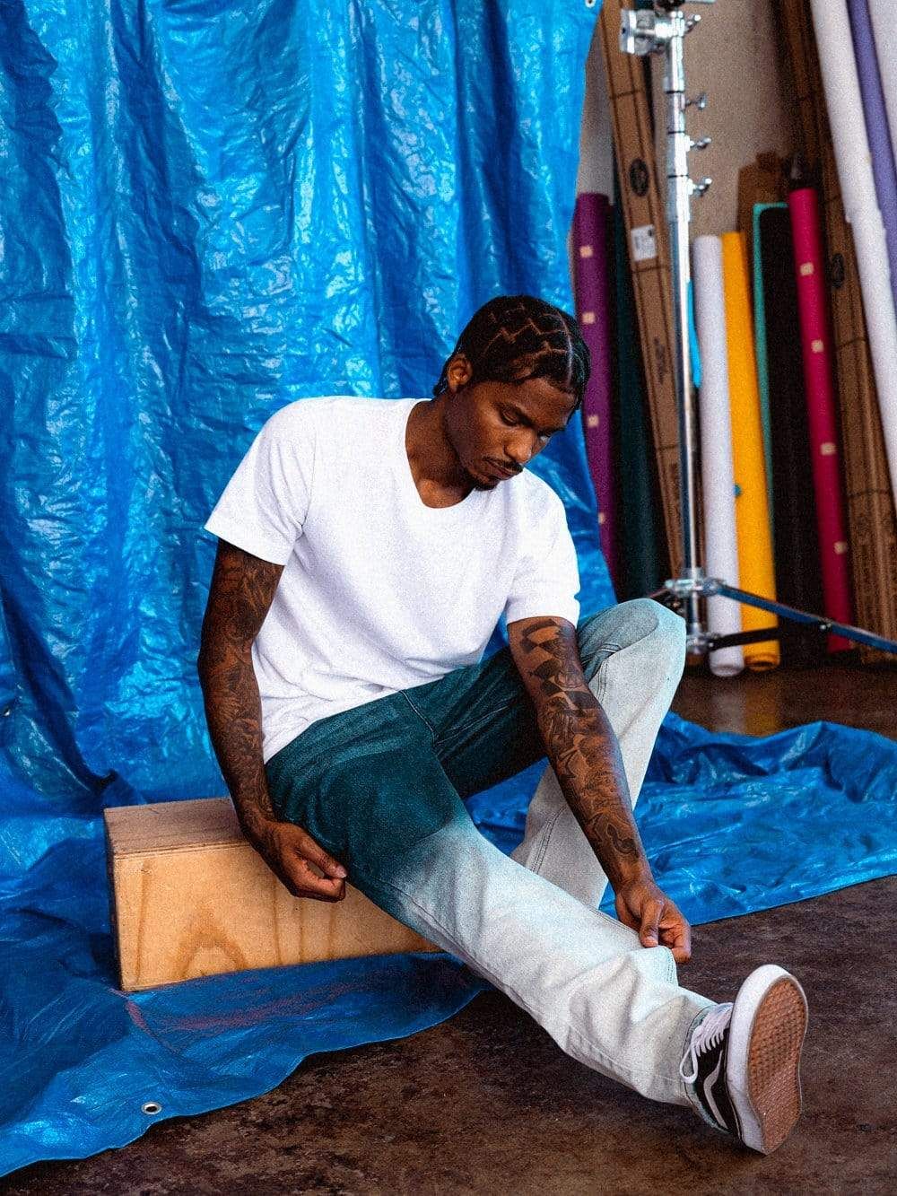 Mist Denim - Blue sold by Young & Reckless product image thumbnail 5