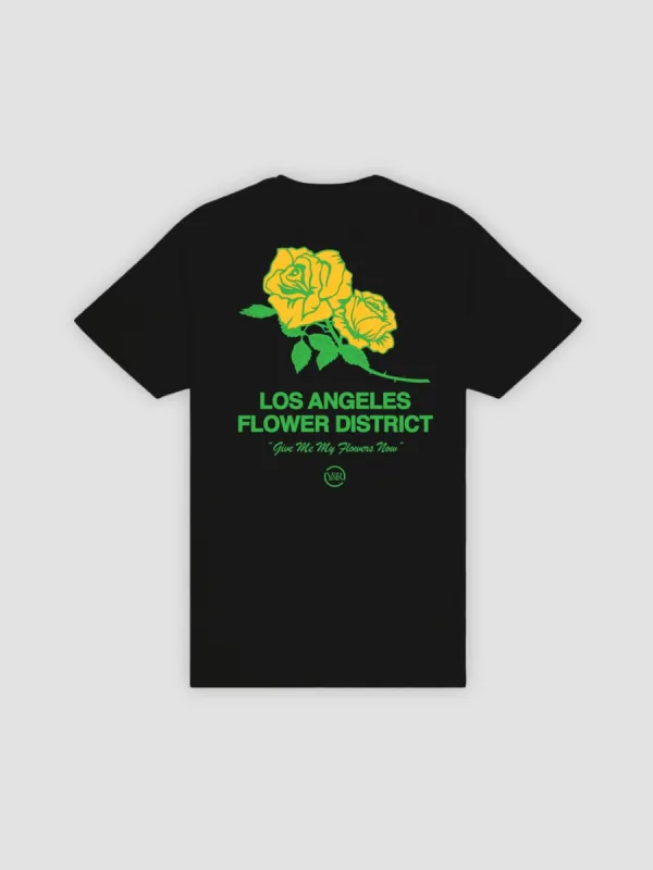 Flower District Tee - Black sold by Young & Reckless