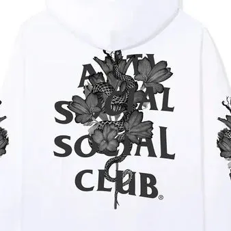 Anti Social Social Club Hokkaido Tonal Hoodie - White sold by Young & Reckless product image thumbnail 3
