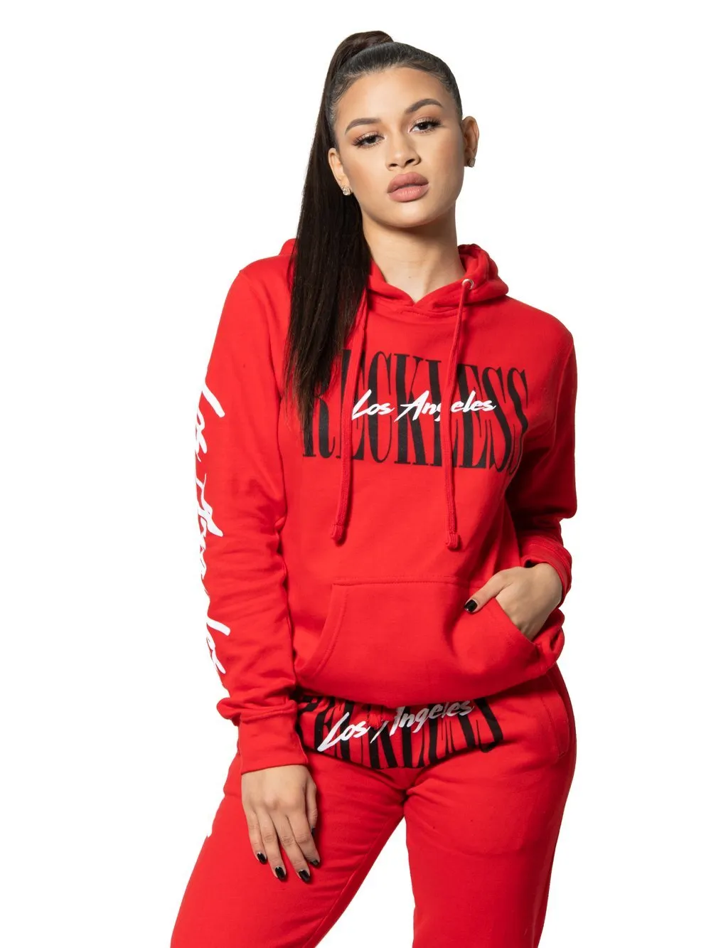 Charli Hoodie - Red sold by Young & Reckless product image thumbnail 5