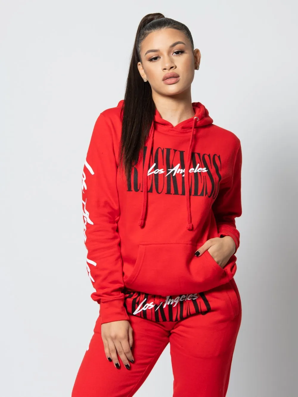Charli Hoodie - Red sold by Young & Reckless product image thumbnail 2