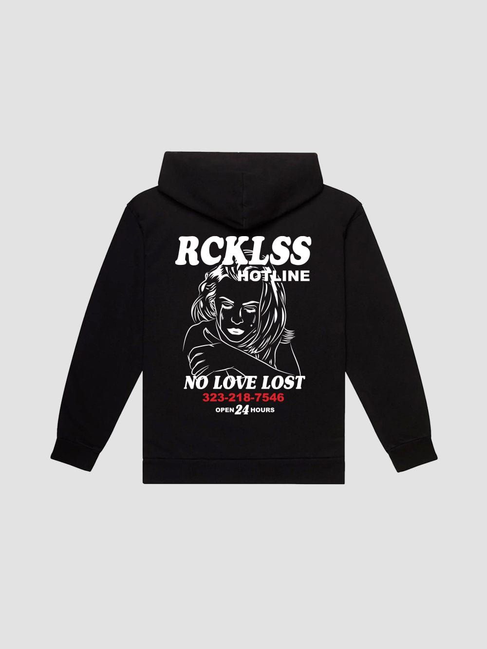 Hotline Hoodie - Black sold by Young & Reckless