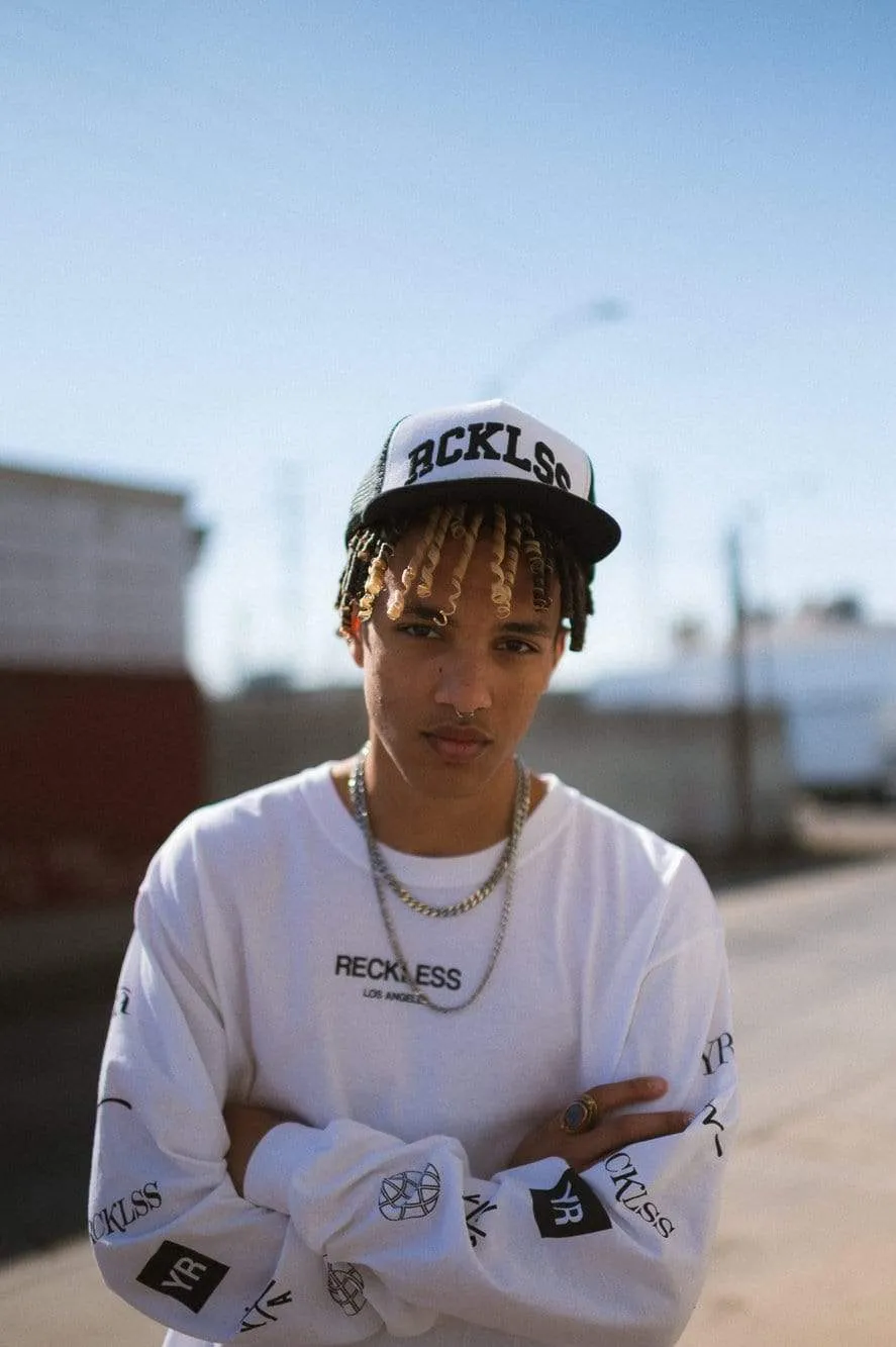 Homecoming Trucker Hat - Black/White sold by Young & Reckless product image thumbnail 2