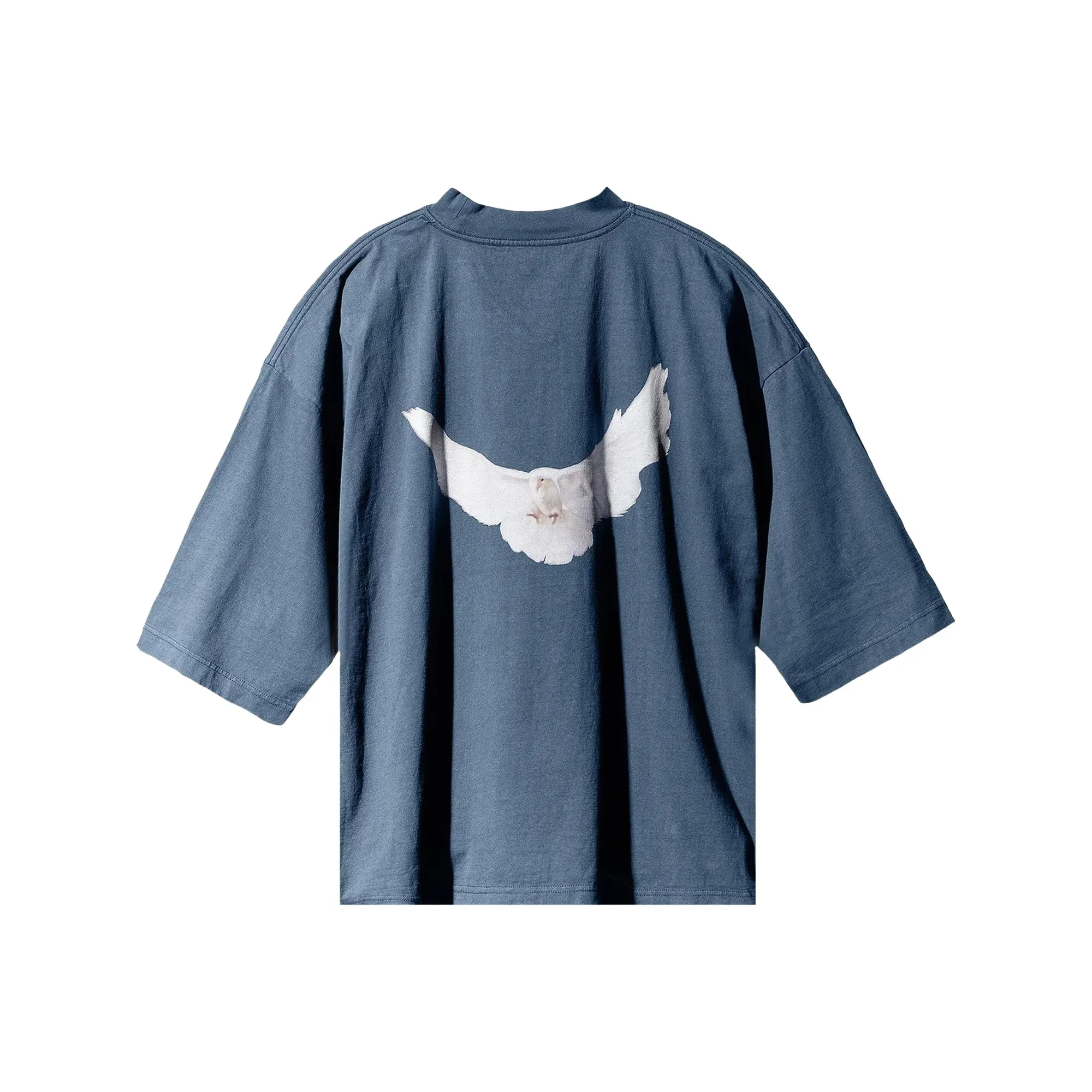 Yeezy Gap Engineered by Balenciaga Dove 3/4 Sleeve Tee - Dark Blue sold by Young & Reckless