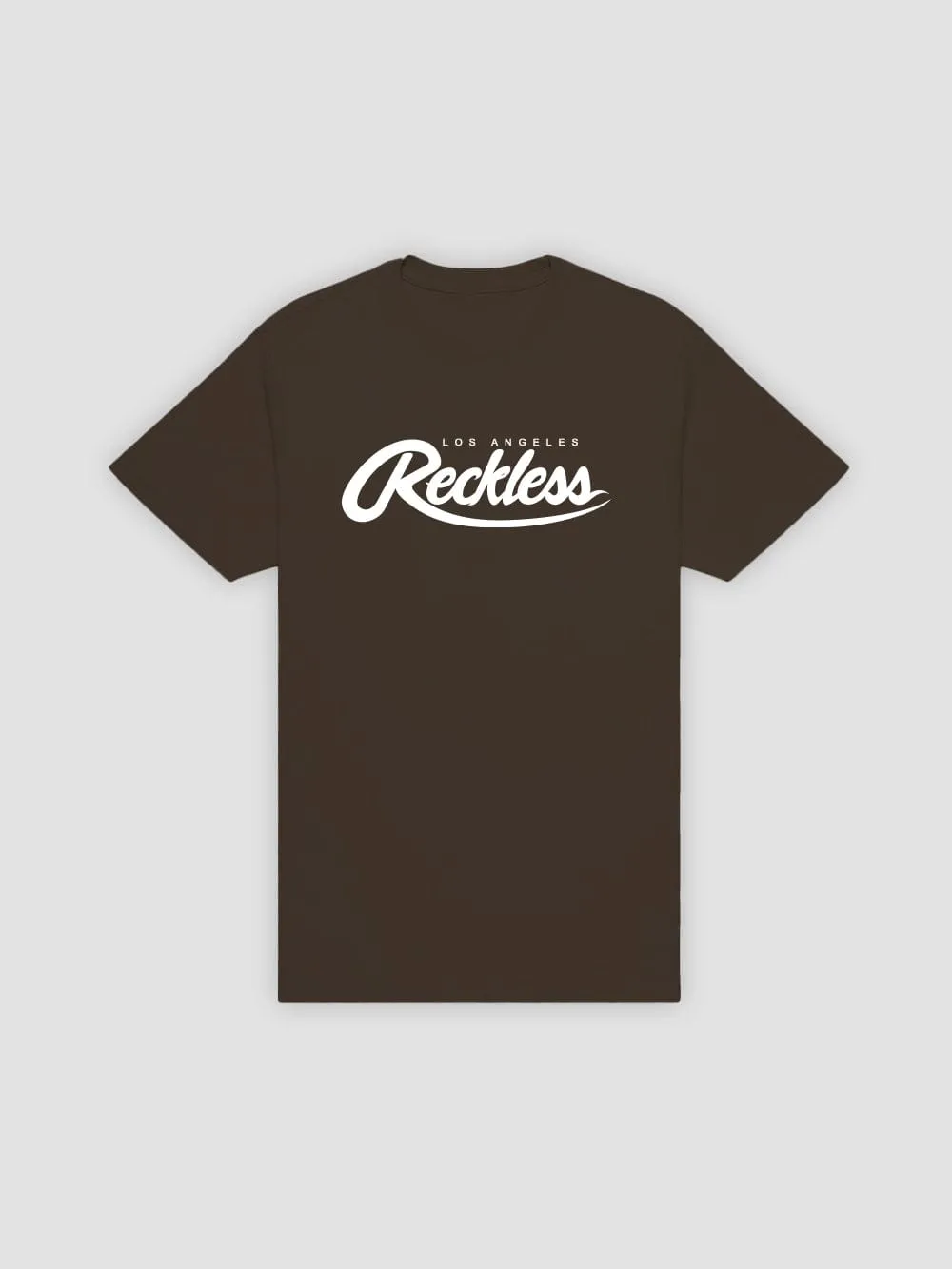 Big R Script Tee - Chocolate Brown sold by Young & Reckless