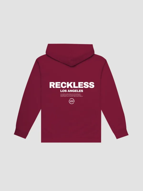 Standard Issue Hoodie - Maroon sold by Young & Reckless
