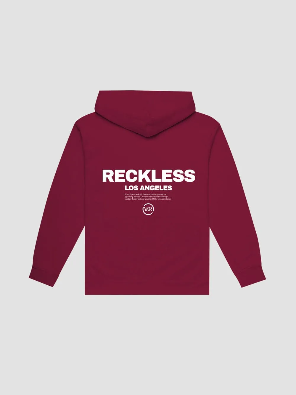 Standard Issue Hoodie - Maroon sold by Young & Reckless