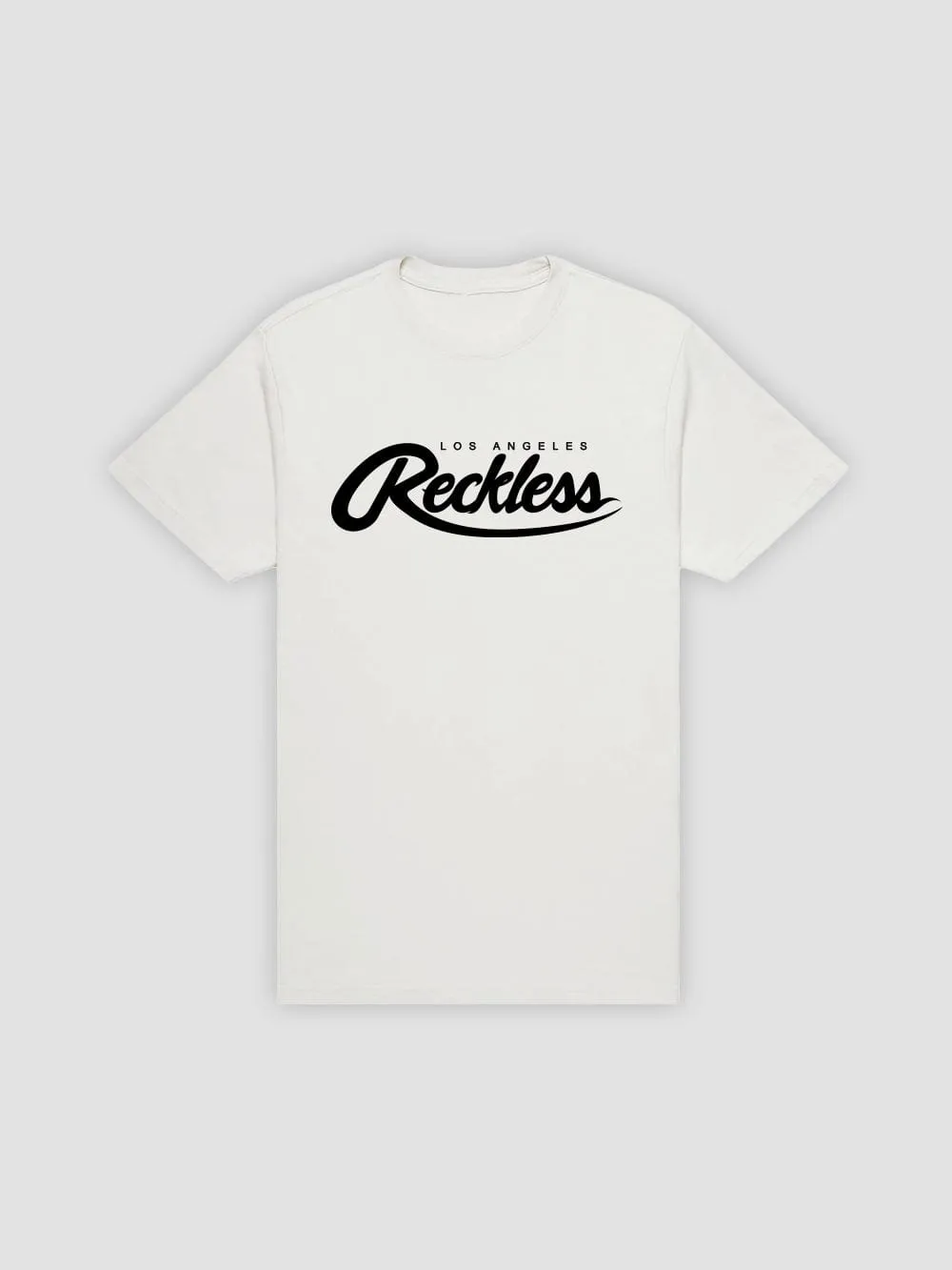 Big R Script Tee - White sold by Young & Reckless