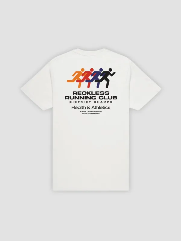 Marathon Tee - White sold by Young & Reckless