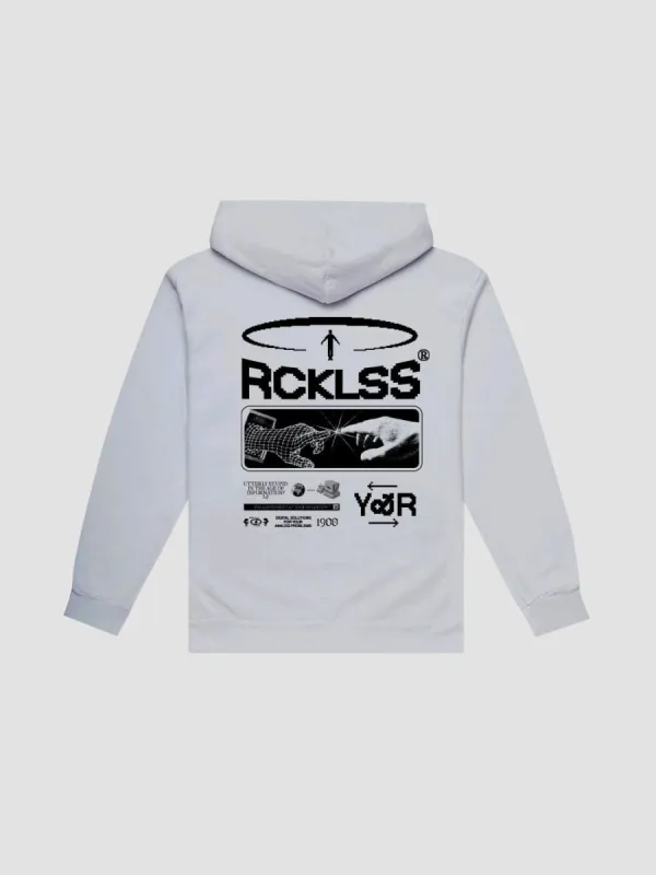 Digital Solutions Hoodie - Carbon Grey sold by Young & Reckless