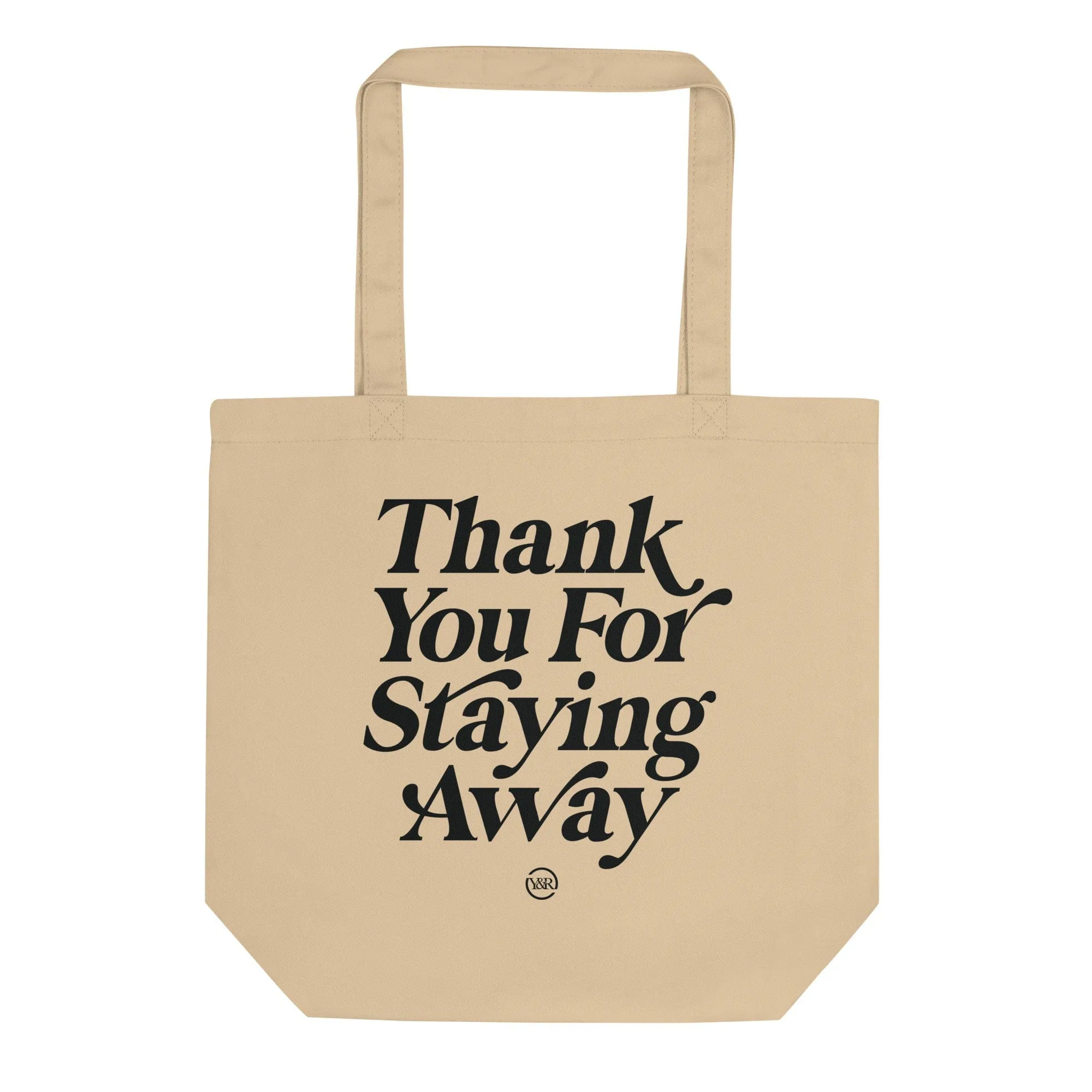 Keep Your Distance Tote Bag - Natural sold by Young & Reckless