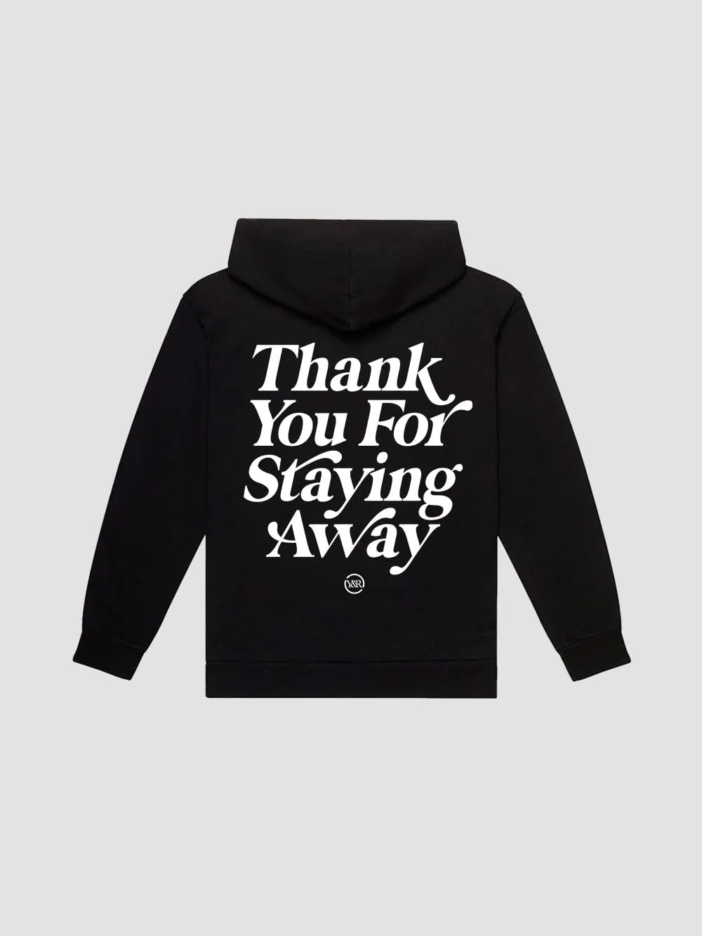 Keep Your Distance Hoodie - Black sold by Young & Reckless