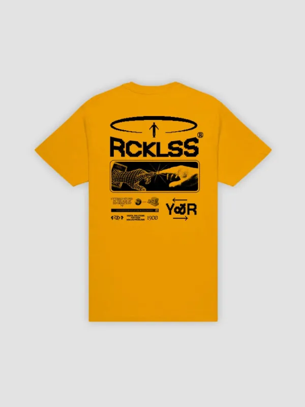 Digital Solutions Tee - Gold sold by Young & Reckless
