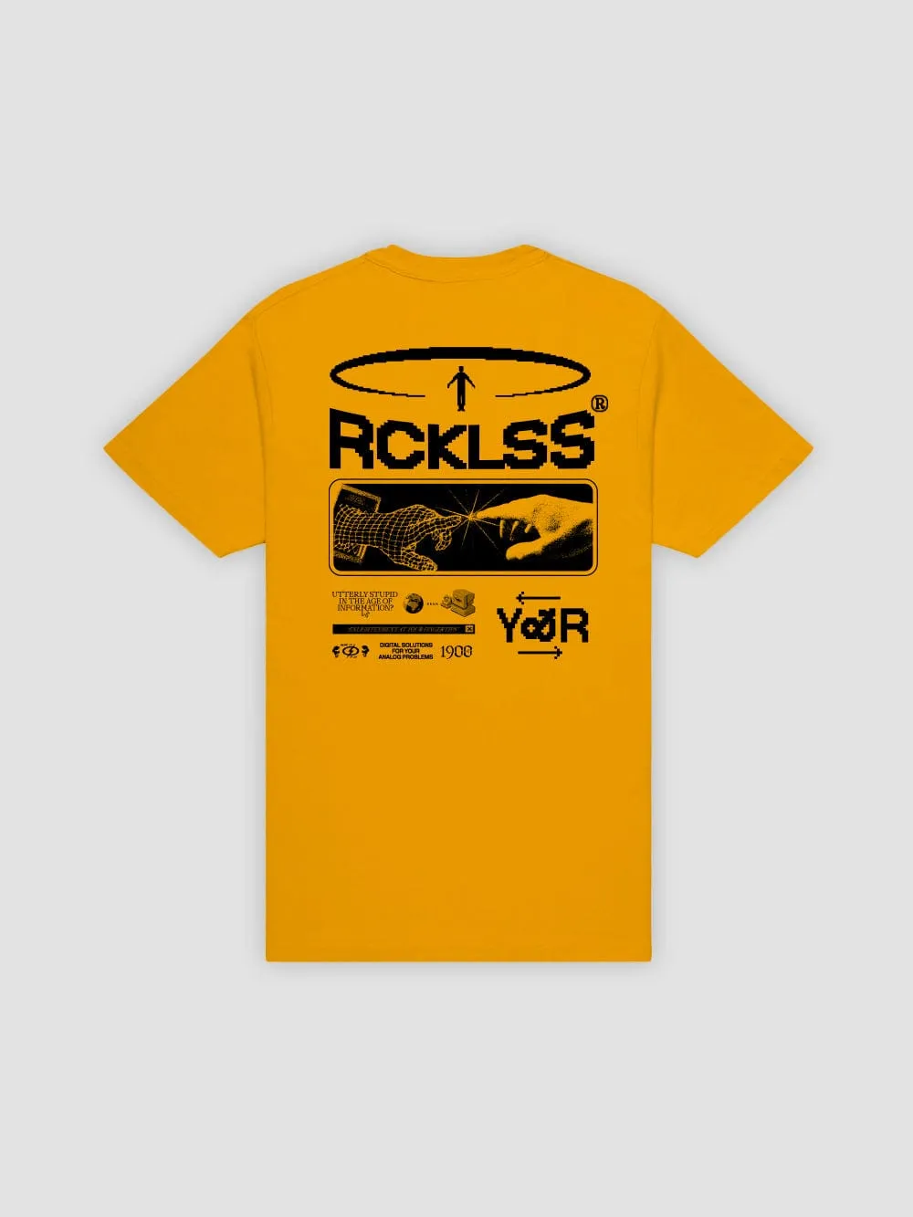 Digital Solutions Tee - Gold sold by Young & Reckless