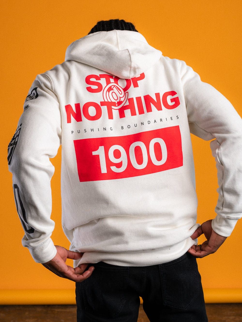 Fast Track Hoodie - Natural sold by Young & Reckless product image thumbnail 2