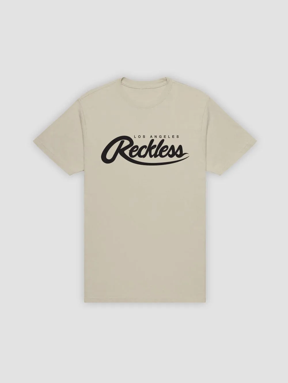 Big R Script Tee - Cream sold by Young & Reckless