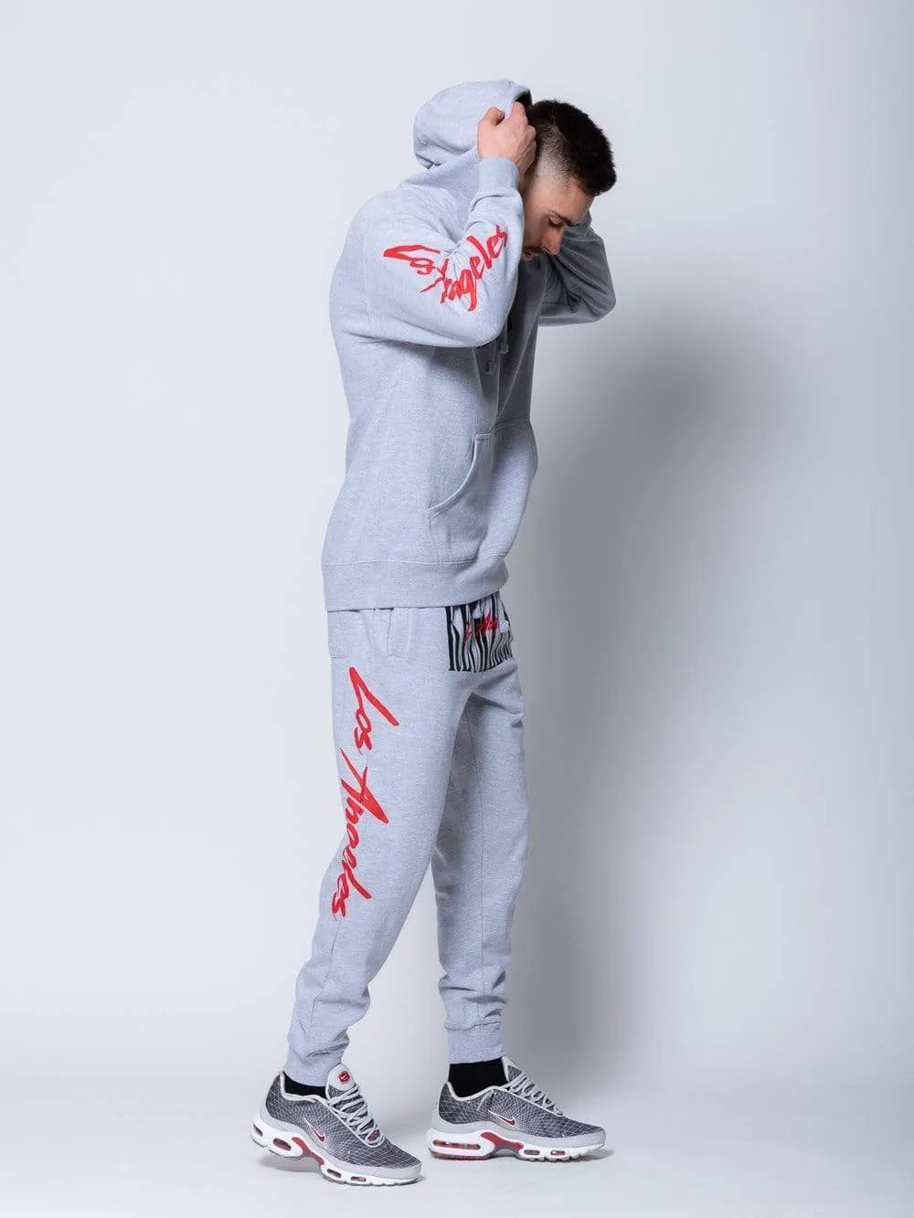 LA Vintage Sweatpants - Heather Grey sold by Young & Reckless product image thumbnail 5