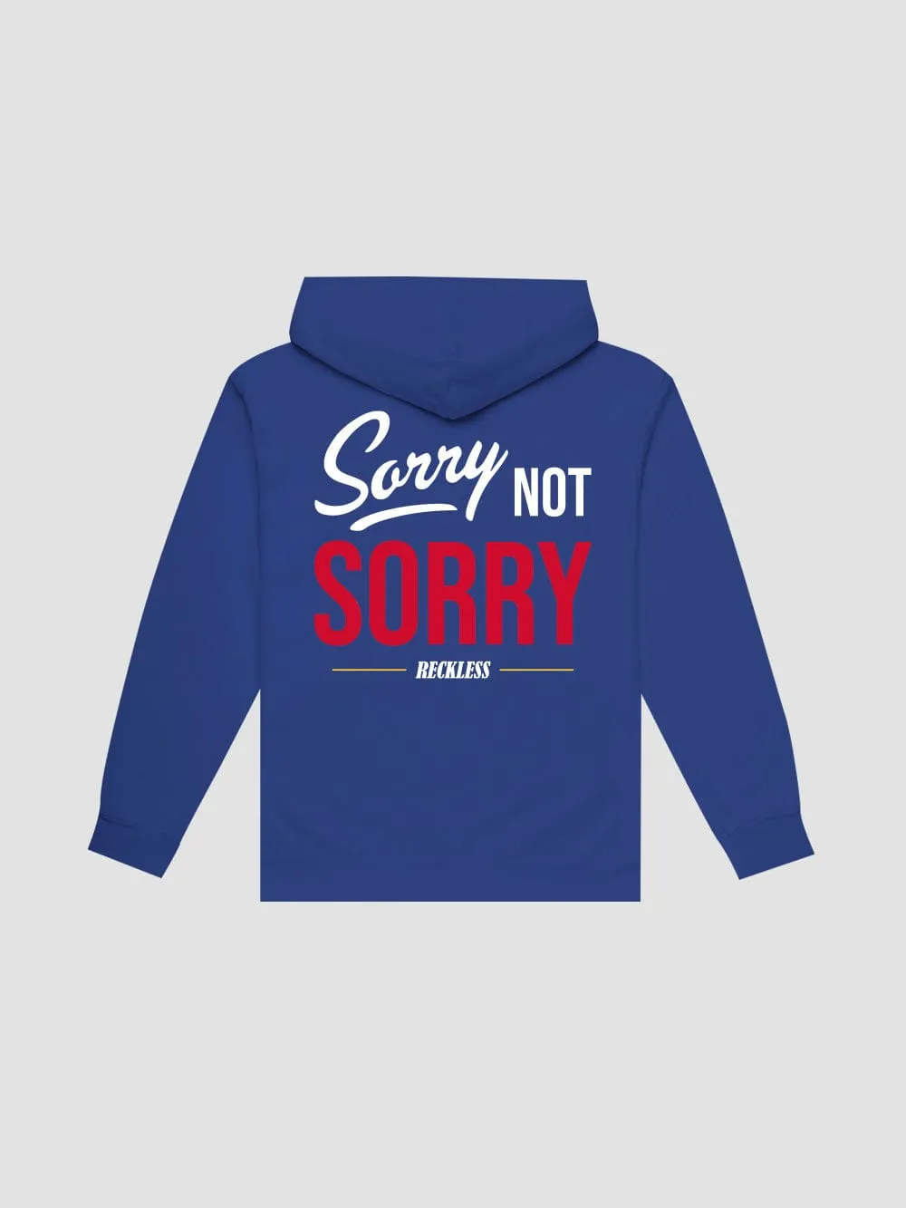 Not Sorry Hoodie - Royal Blue sold by Young & Reckless