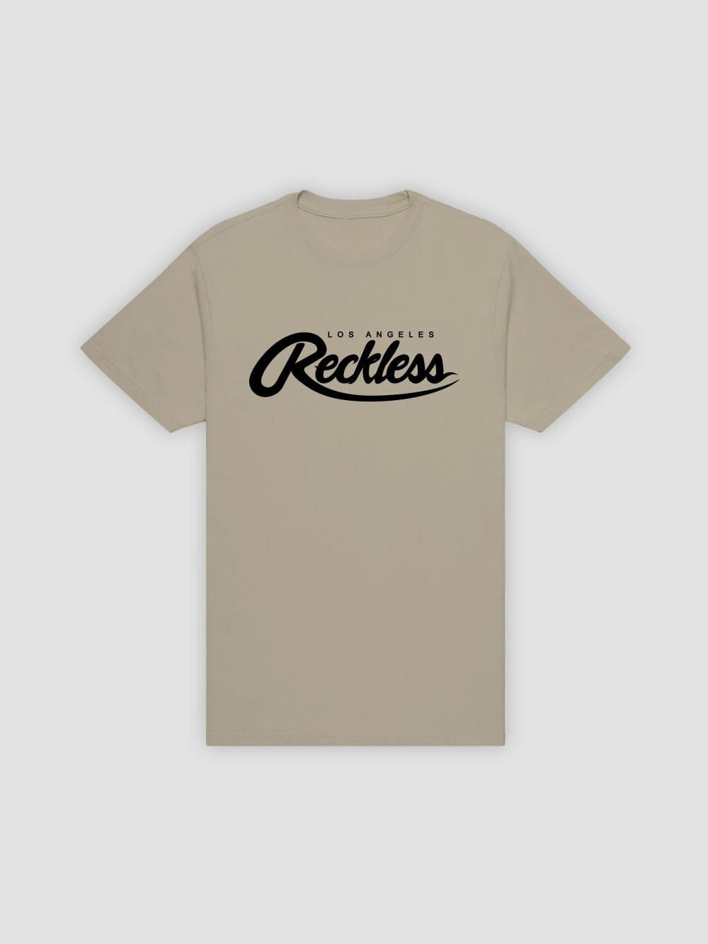 Big R Script Tee - Sand/Black sold by Young & Reckless