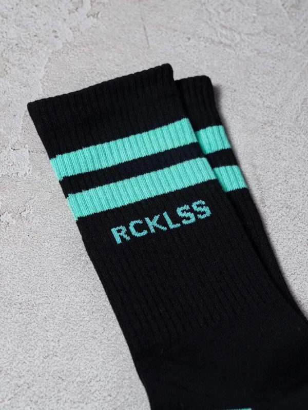 Dual Socks - Black/Ice sold by Young & Reckless