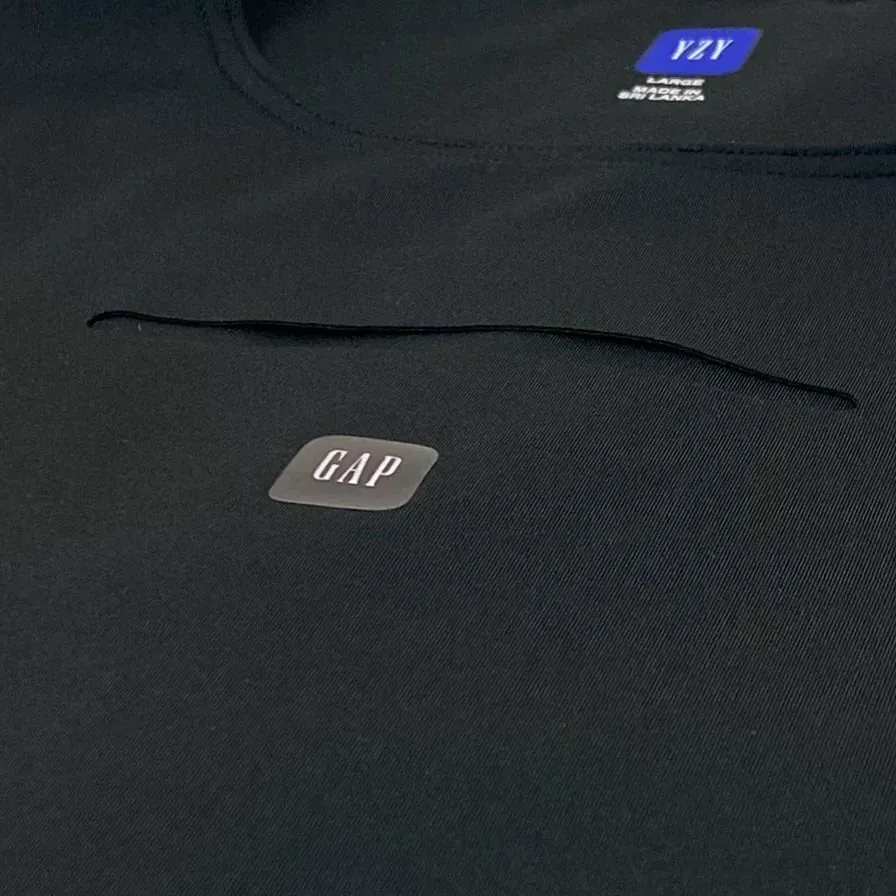 Yeezy Gap Engineered by Balenciaga Loose Tank Top - Black sold by Young & Reckless product image thumbnail 3