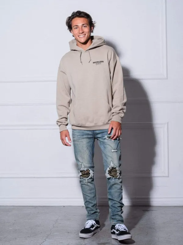Standard Issue Hoodie - Khaki sold by Young & Reckless