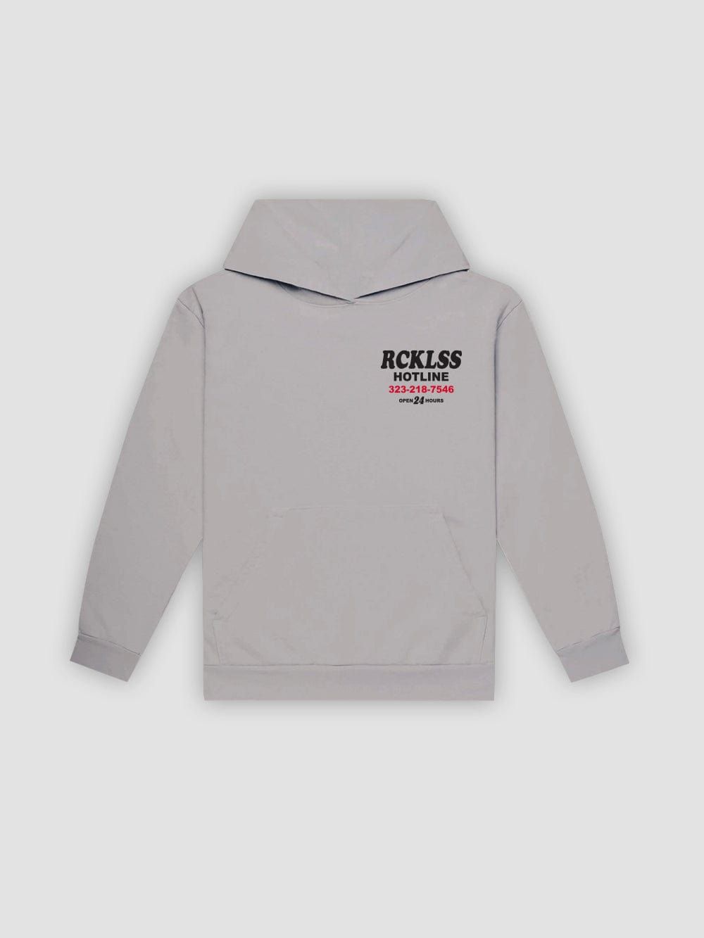 Hotline Hoodie - Carbon Grey sold by Young & Reckless product image thumbnail 2