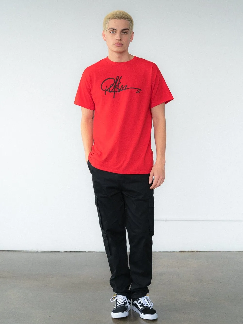 Signature Tee - Red sold by Young & Reckless product image thumbnail 3