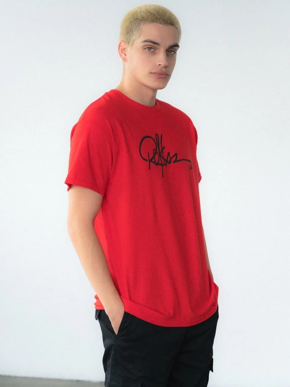 Signature Tee - Red sold by Young & Reckless product image thumbnail 4