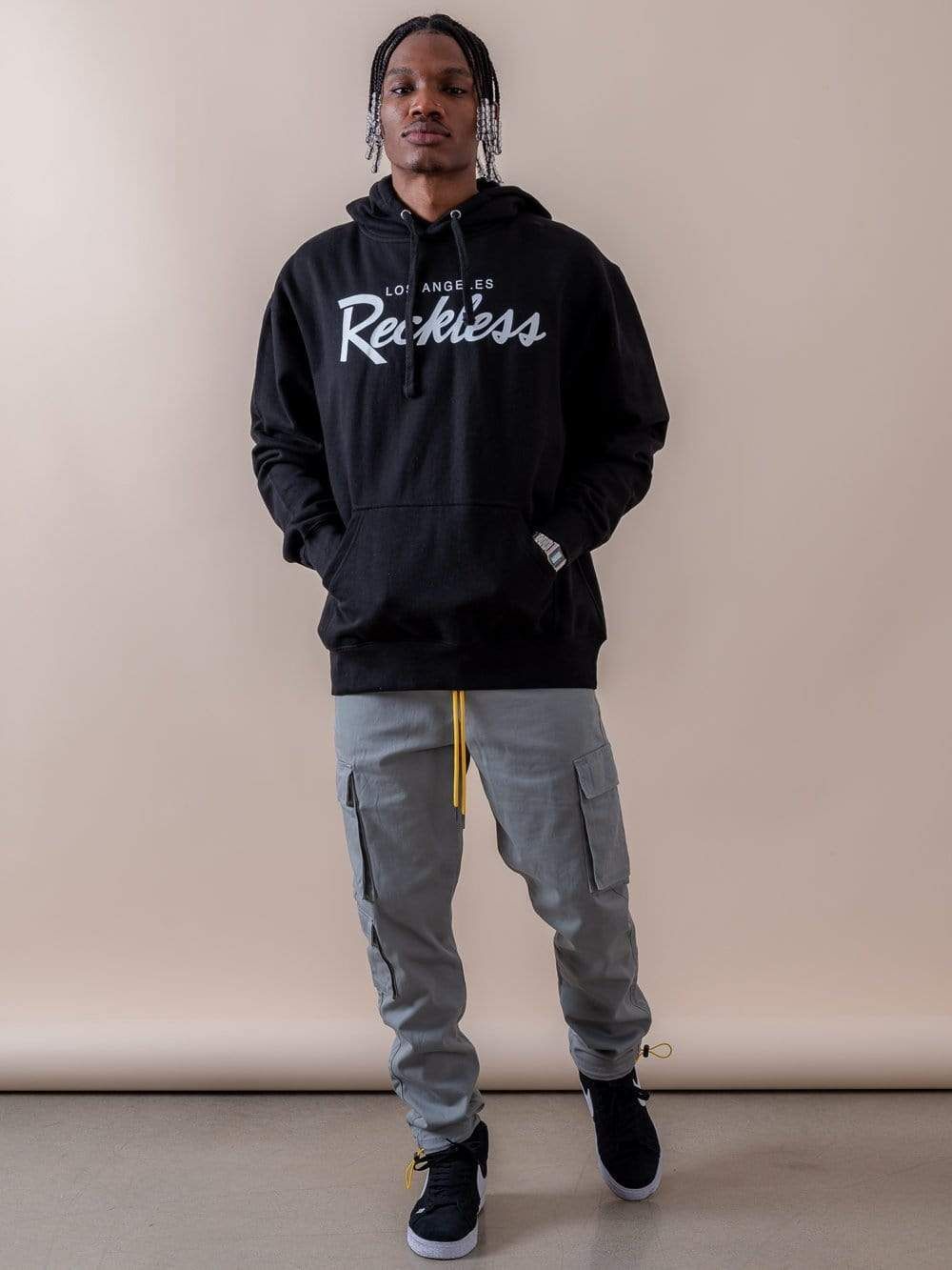 OG Reckless Hoodie - Black/White sold by Young & Reckless product image thumbnail 3