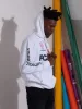 Fast Track Hoodie - White sold by Young & Reckless
