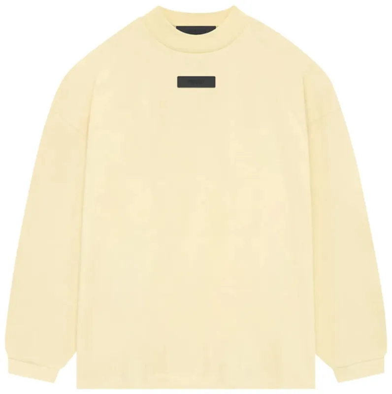 Fear of God Essentials Men's Garden Yellow Long Sleeve T-Shirt sold by Young & Reckless
