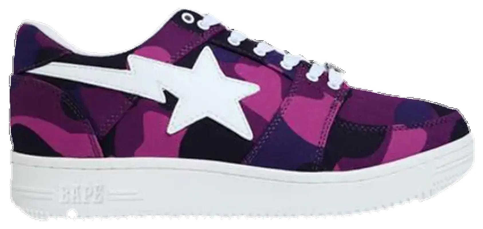 A Bathing Ape Bape Sta Low Camo Purple sold by Young & Reckless